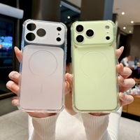 Funda Protectora para Teléfono con Esquinas Reforzadas Anti-caídas, Acabado Mate, para iPhone 17 Air 16 15 Pro Max, Cobertura Total de Lente, TPU Suave, Venta al Por Mayor