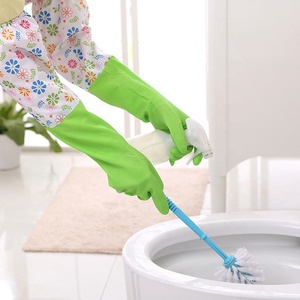 Multi-purpose reusable fancy long Silicone dishwasher household rubber gloves - Product Image 6