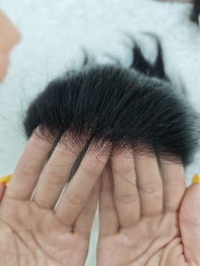 โปรโมชั่น Letsfly ราคาเพียง $17 อัพเกรดวิกผมบ๊อบตรงแบบใส 13x4 Lace Frontal ผมแท้บราซิล 100% สีดำธรรมชาติ ขายส่ง - Product Image 5