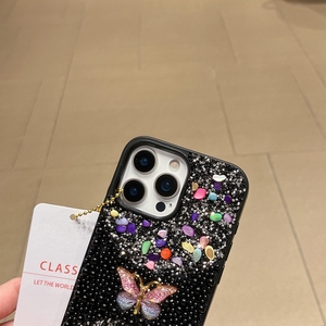 Papillons créatifs étuis de téléphone antichoc de luxe pour <span class=keywords><strong>iphone</strong></span> 17 16 15 Plus <span class=keywords><strong>Pro</strong></span> Max 14 13 12 11 couverture arrière mobile pour femme fille - Product Image 5