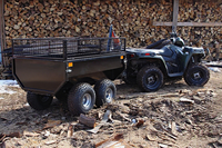 Remolque de Madera para ATV, Mini Camper Todoterreno y Remolque Utilitario para Camping y Aperos Agrícolas al por Mayor