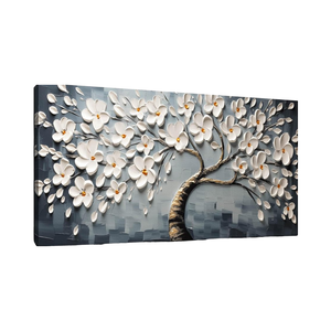 Vải Cảnh Tường Nghệ Thuật Hiện Đại Handmade Sơn Dầu In Kỹ Thuật Số Lớn Đóng Khung 20X40 Inch Sẵn Sàng Treo - Product Image 4