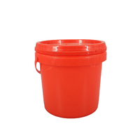 Seau de peinture vierge en plastique PP multi-usages bon marché cylindre de bucket-5Lit de peinture vide