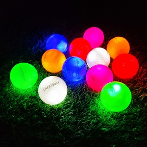 Crestgolf éclairage dans la <span class=keywords><strong>nuit</strong></span> Balles de <span class=keywords><strong>golf</strong></span> à LED Fournitures d'entraînement nocturne - Product Image 1