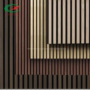 निर्माता कस्टम Akupanel ध्वनिक लकड़ी की दीवार पैनल ध्वनिक पैनल ध्वनि सबूत दीवार पैनलों लकड़ी घर साइन दीवार सजावट
