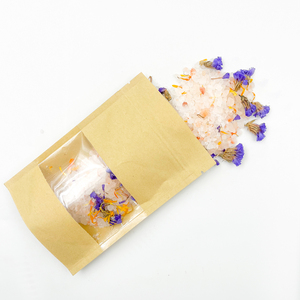 OED's Own Brand Kraft Paper Remaking Salt Himalayan Pink Salt and Flower para la limpieza del cuerpo Purificación DE LA PIEL Mineral-Enriquecido - Product Image 6