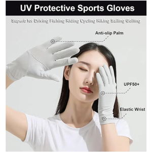 Gants d'extérieur unisexes ultra-fins à doigts complets, protection UV, antidérapants, extensibles, en soie glacée, été, STadpole <span class=keywords><strong>ST900</strong></span> pour la pêche et le cyclisme - Product Image 4