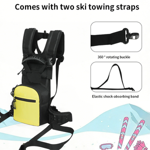 Arnés de Esquí para Niños: Ayuda a los Niños Pequeños a Aprender a Esquiar con Soporte, Arnés de Esquí Infantil con Mochila para Edades de 2 a 8 Años - Product Image 2