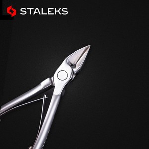 <span class=keywords><strong>STALEKS</strong></span> NS-70-14 Pince à cuticules professionnelle |   Pince à cuticules portable en acier inoxydable espagnol de 14 mm, durable, pour salon - Product Image 3