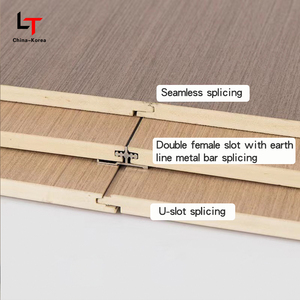 8mm <strong>Bamboo</strong> Charboaord Carbon Crystal Wall Panel Zero Formaldehyde Waterproof Fireproof Interior Cladding for Hotel Office Use - Product Image 5
