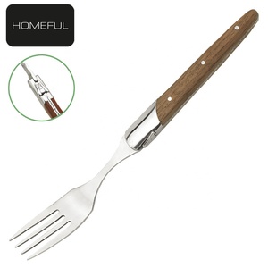 Cao cấp thép không gỉ laguiole Flatware Set dùng một lần dao kéo với Rose gỗ xử lý bao gồm bít tết dao nĩa thìa - Product Image 5