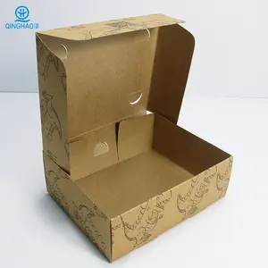 2023 Nuevo diseño Take away To Go Box Cajas de embalaje Kraft de pollo frito