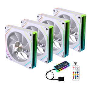 प्यारा कारखाना मुफ्त नमूना कंप्यूटर प्रशंसकों pwm नियंत्रण rgb पीसी शीतलन प्रशंसक 120 मिमी 12 वी रंगीन आर्गब गेमिंग पीसी केस कूलर प्रशंसक - Product Image 1