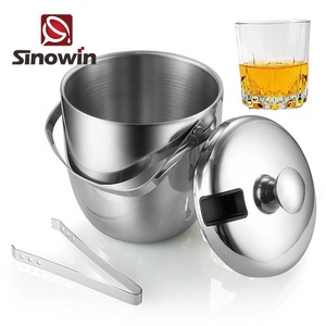 ワインアイスバケットビールアイスバケットSW-IB47ステンレス鋼バケット、クーラー、ホルダーバーアクセサリートング付きアイス毎日 - Product Image 5