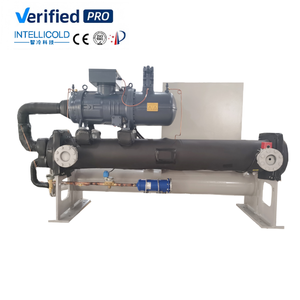 Système de refroidissement industriel modulaire à compresseur double, refroidisseur à vis à eau, haute performance (COP), pour usine pharmaceutique, 800 kW - Product Image 1