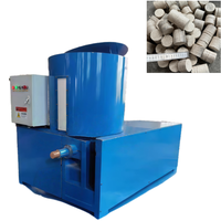 Extrudeuse de briquettes de bois à haut rendement, machine de fabrication de bâtonnets de combustible biomasse à partir de paille et de coques de riz avec armoire de contrôle