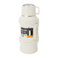 Bouteille d'eau isotherme moderne à double paroi avec poignée, grande capacité, pour voiture, avec couvercle et accessoires