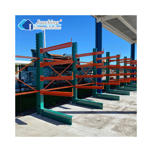 Estantería de Acero de 5 Niveles, Estanterías Apilables para Almacén, Estanterías <span class=keywords><strong>Cantilever</strong></span> de Doble Cara, Resistentes, Galvanizadas, para Uso en Exteriores - Product Image 6