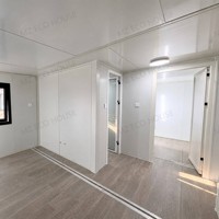 Casa Contenedor Expandible de 20 pies, Villa Moderna de Mediados de Siglo, Estructura de Acero Modular Prefabricada, Edificio de Oficinas de Dos Dormitorios