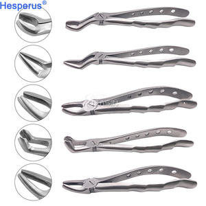 Mesin pengangkat gigi Universal, instrumen mulut baja Tungsten Universal forsep ekstraksi gigi 10 buah - Product Image 3