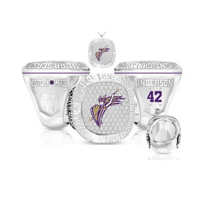 Bague de champion sportif jeunesse personnalisée Bagues de championnat de baseball pour jeunes - Product Image 4