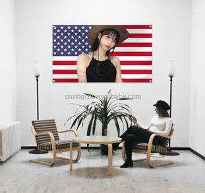 Bandera de Poliéster 100D Personalizada con Diseño Gratuito, Bandera de Fibra de Vidrio Sublimada para Exteriores, Envío Rápido, Cualquier Tamaño, Cualquier Logotipo - Product Image 2