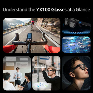 Lentes Inteligentes YX100 con IA, Cámara de 8MP, Traducción en Tiempo Real, Control por Voz, Fotos HD - Product Image 4