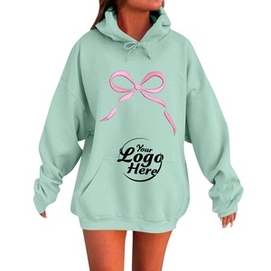 Sudaderas de Felpa para Mujer, Ropa de Invierno, Ligeras, Manga Larga, con Bolsillos, Estilo Preppy, Bordado Gráfico 3D en la Parte Delantera - Product Image 2