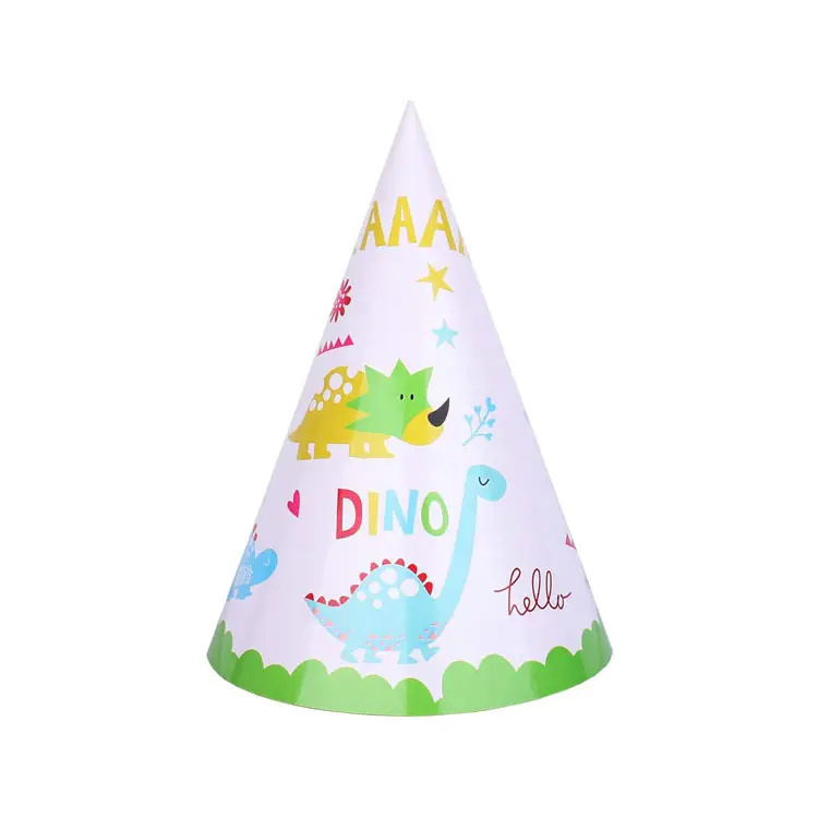 Sombrero de papel de feliz cumpleaños precio barato al por mayor suministros de decoración para fiestas para adultos niños