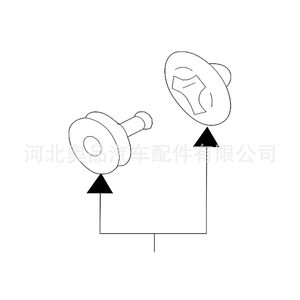 Volvo Car <b>Footrest</b> Side Skirt Trim Clips 30653441 30624192 White Plastic Nylon POMPP For Repair Replacement - Product Image 4
