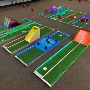 ملعب جولف صغير متنقل داخلي ملعب جولف LED للإيجار متنزه دائم ملاعب Songfa العلامة التجارية - Product Image 1