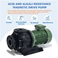 Pompe centrifuge de circulation en plastique PP+GF/ETFE+CF à entraînement magnétique 5HP 3.75kW 800 L/min 220/380V Triphasée pour traitement de l'eau