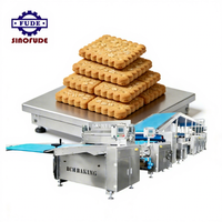 Machine de fabrication de biscuits sandwichs moelleux entièrement équipée, ligne de production de biscuits digestives pour boulangerie
