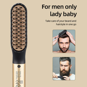 Alisador de <span class=keywords><strong>barba</strong></span> de etiqueta privada personalizado, rizador caliente, peine calentado, voluminizador, eléctrico, de cerámica, para hombres, alisador de <span class=keywords><strong>barba</strong></span>, peine eléctrico - Product Image 6