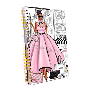 Planificateur à anneaux auriculaires personnalisés, agenda 2022 <span class=keywords><strong>2023</strong></span> A5, bague en or, fil à spirale, agenda calendrier, organiser - Product Image 1