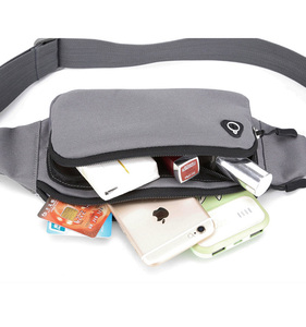 Personalizado Hip para hombres y mujeres de bolso de la cintura hombre mujer Fanny Pack bolsa Murse bolso riñón fila Bumb - Product Image 3