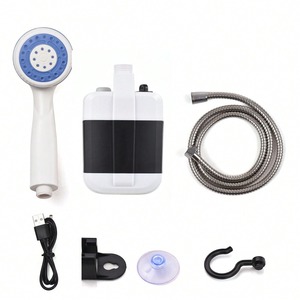 <span class=keywords><strong>Douche</strong></span> portable compacte et mains libres rechargeable en métal pour l'extérieur - Product Image 1