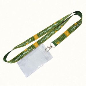 Wholesale Eco-Friendly Custom Polyester Neck Strap Lanyard with <b>Hook</b> Offset Printing Card Case From China at Low Price - Product Image 2