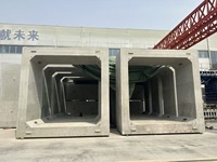 Caisson de drainage rectangulaire en acier préfabriqué usiné CNC de grande capacité pour projets de rénovation de drainage routier, durable et étanche