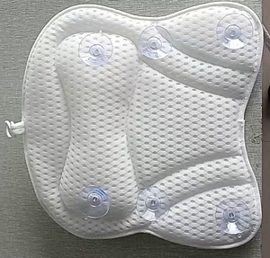 Bath <strong>Pillow</strong> Spa Bathtub <strong>Pillow</strong> with Non-Slip Suction Cups Head Neck Back <strong>Shoulder</strong> Rest Support Spa Gifts - Product Image 3