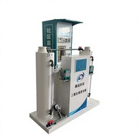 Générateur de dioxyde de chlore DeYuan standard export, contrôlé par PLC, entraîné par moteur, 2000 L/heure, machine de désinfection pour l'Afrique