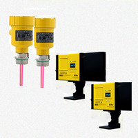 Capteur de niveau de liquide laser KJT DC24V RS485 620-650nm 0.95mWmax classe II 4-20mA Capteur laser de niveau de liquide sans entretien