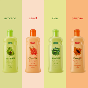 UUKKG nuovo arrivo carota <span class=keywords><strong>Aloe</strong></span> Pawpaw Avocado idratante <span class=keywords><strong>crema</strong></span> per il corpo sbiancante per la pelle secca fragranza della pelle duratura lozione per il corpo - Product Image 3