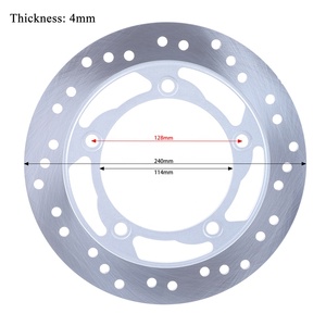 Nhà Máy Giá 240 mét xe máy phía trước <span class=keywords><strong>rotor</strong></span> phanh đĩa tấm cho <span class=keywords><strong>bajaj</strong></span> <span class=keywords><strong>Pulsar</strong></span> 135 rouser 135 mô hình xe máy phanh đĩa - Product Image 3