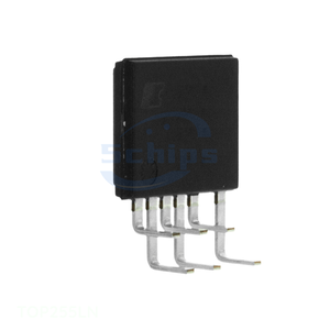 Composants électroniques TOP255LN IC, commutateur hors ligne Flyback 7FESIP 7 SSIP, 6 fils, borne exposée, fils formés, gestion de l'alimentation - Product Image 1