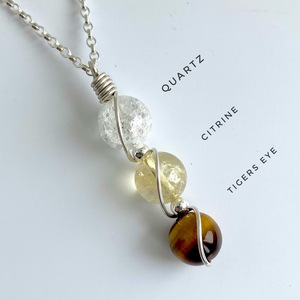 Nueva piedra <span class=keywords><strong>de</strong></span> cristal natural curativa, piedra <span class=keywords><strong>de</strong></span> 3 cuentas, collar <span class=keywords><strong>de</strong></span> bobinado con cable <span class=keywords><strong>de</strong></span> plata, colgante simple <span class=keywords><strong>de</strong></span> clavícula femenina, joyería para la suerte - Product Image 6