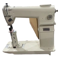 Machine à coudre industrielle à point noué simple aiguille 820 Post Bed, nouvelle, haute vitesse, avec composants à engrenages, pour semelles de chaussures