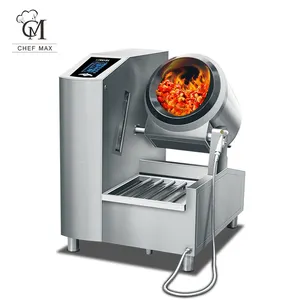 Macchina automatica di agitazione automatica del Wok del Robot del riso fritto su ordinazione commerciale 12000W di CHEFMAX