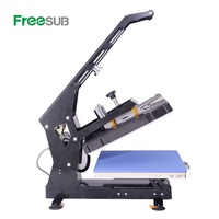 Presse à chaud pour t-shirt Freesub 38*38 à ouverture automatique, machine de transfert thermique 15*15 pouces, presse à chaud pour t-shirt P3800