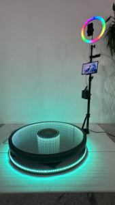 Cabina de Fotos de 360 Grados con Control de Pantalla Táctil, Logotipo Personalizado, Impresión Autoservicio para Smartphones y Tablets, Garantía de 2 Años, Compatible con iPad - Product Image 5